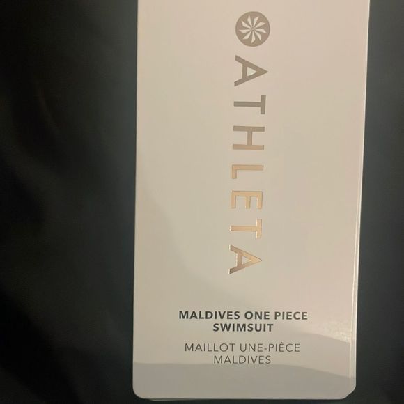 NWT Athleta  Maldives One Piece Medium. Black - Picture 7 of 8